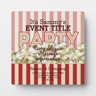 It's Your Personalized Party Supply. Plaque