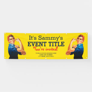 It's Your Personalized Rosie Celebration Supply Banner