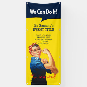 It's Your Personalized Rosie Event Vertical Banner