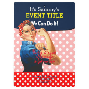 It's Your Personalized Rosie Party Supply Clipboard