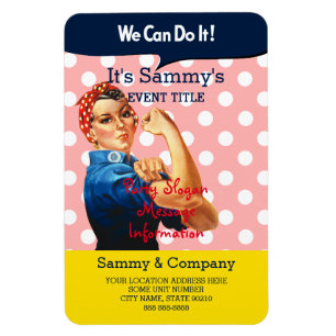 It's Your Personalized Rosie Party Supply Magnet