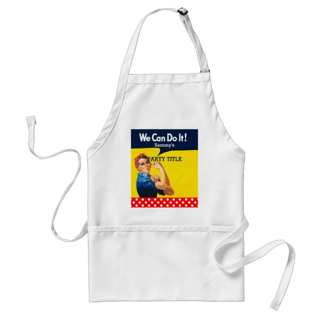 It's Your Rosie Party Gear Personalize it Standard Apron (Front)