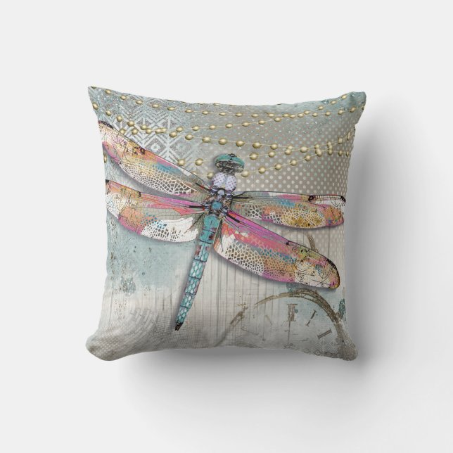 It's Your Time To Shine Dragonfly Premium Pillow (Front)