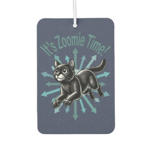 It's Zoomie Time Black Cat Air Freshener