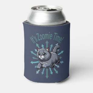 It's Zoomie Time British Shorthaired Cat Can Cooler
