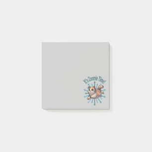 It's Zoomie Time Dilute Calico Cat Post-it Notes