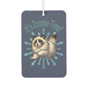 It's Zoomie Time Ragdoll Cat Air Freshener
