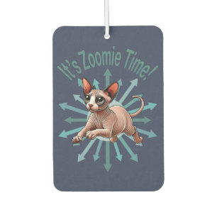 It's Zoomie Time Sphynx Cat Air Freshener