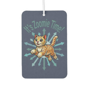 It's Zoomie Time Tiger Cat Air Freshener