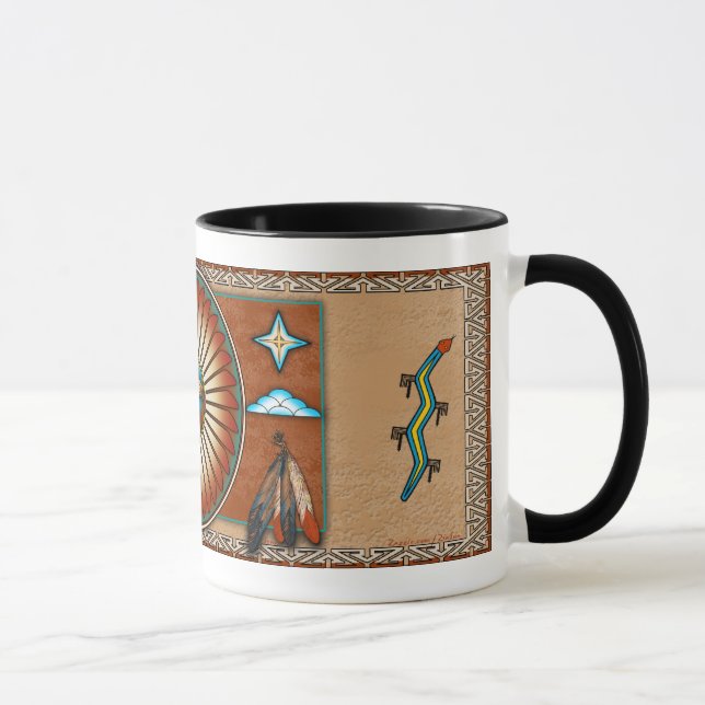 Itsee'tsoli ~ Red Hawk Mug (Right)