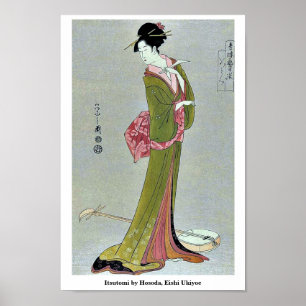 Itsutomi by Hosoda, Eishi Ukiyoe Poster