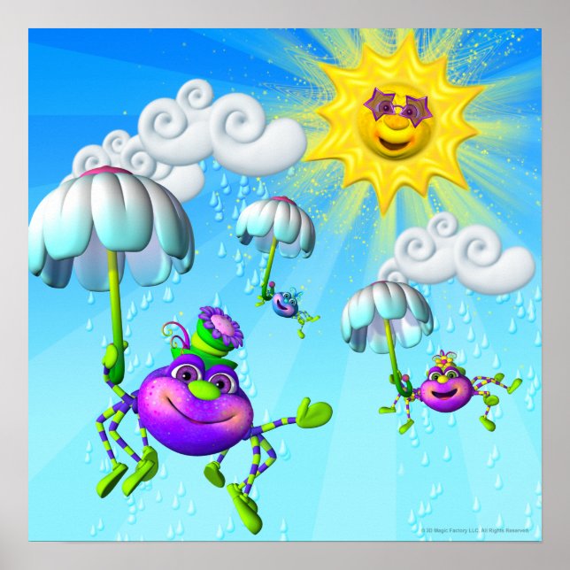 Itsy Bitsy Spider 18x18 Poster (Front)