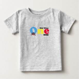 Itsy bitsy spider First 1st birthday Baby T-Shirt