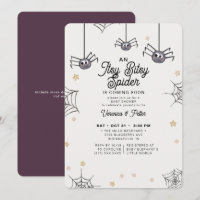 Itsy Bitsy Spider Girl Halloween Baby Shower