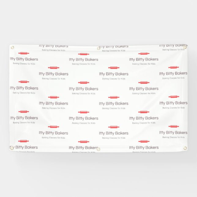 Itty Bitty Bakers Backdrop Banner (Horizontal)
