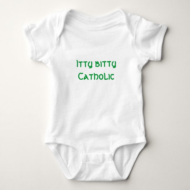 Itty Bitty Catholic Infant Creeper (Front)