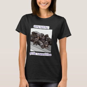 Itty Bitty Pittie Committee  T-Shirt