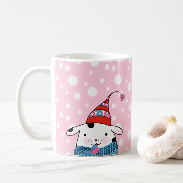 Itty Bitty Tricot Doggie Mug (Avec donut)