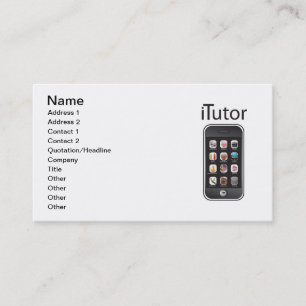 itutor Business Card