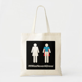 #ItWasNeverADressTote Tote Bag