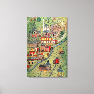 IUK T.5964 View of Eskisehir Canvas Print