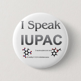 IUPAC International Union Pure & Applied Chemistry 2 Inch Round Button