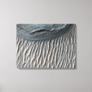 Ius Chasma, a large canyon on Mars Canvas Print