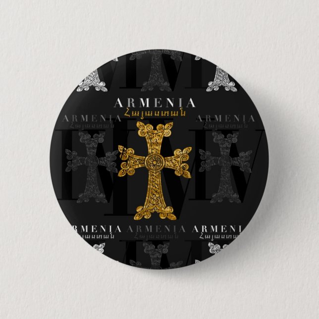 IV - Armenia 2 Inch Round Button (Front)