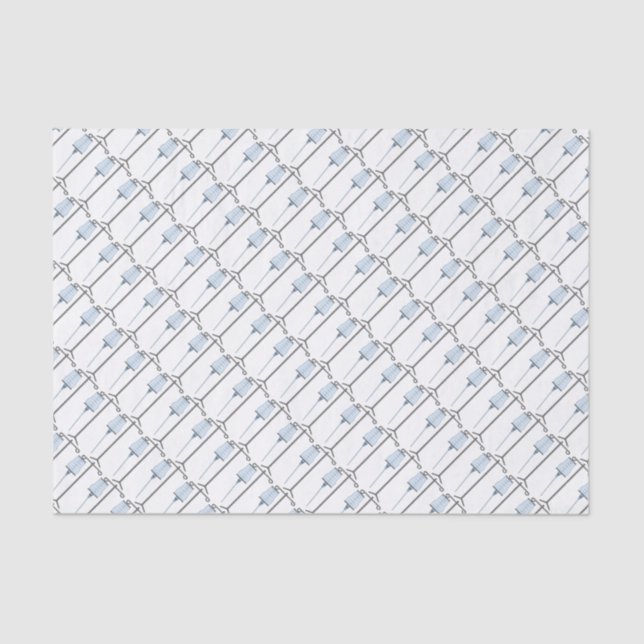 IV Bag and Pole-Nurses Tissue Paper (Front)