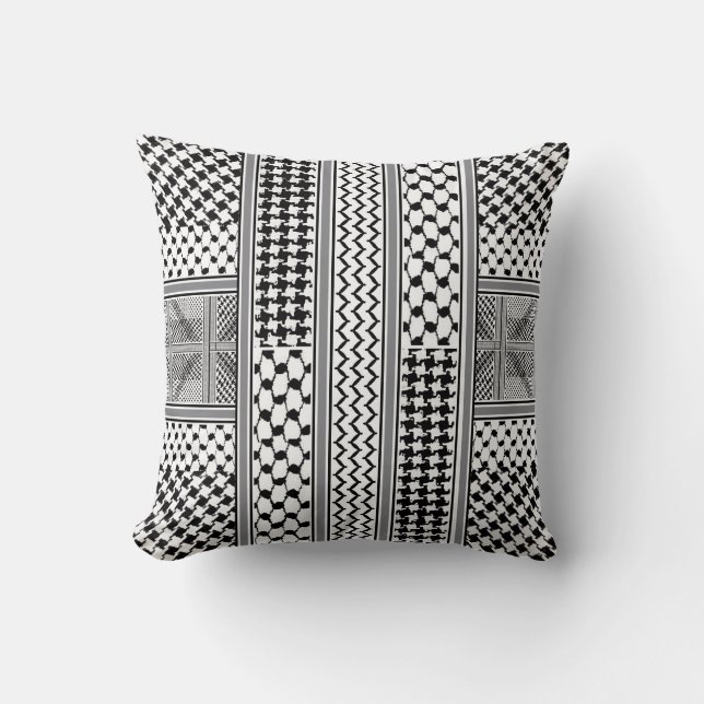 IV - Coussin de la Palestine Kaffiyeh (Recto)