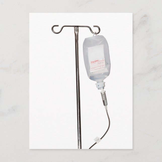 IV drip Postcard (Front)