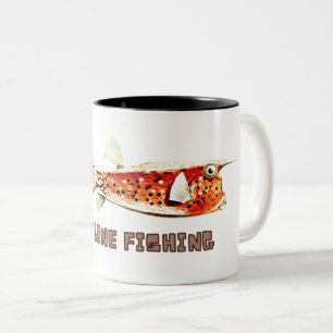 I'v gone fishing Two-Tone coffee mug