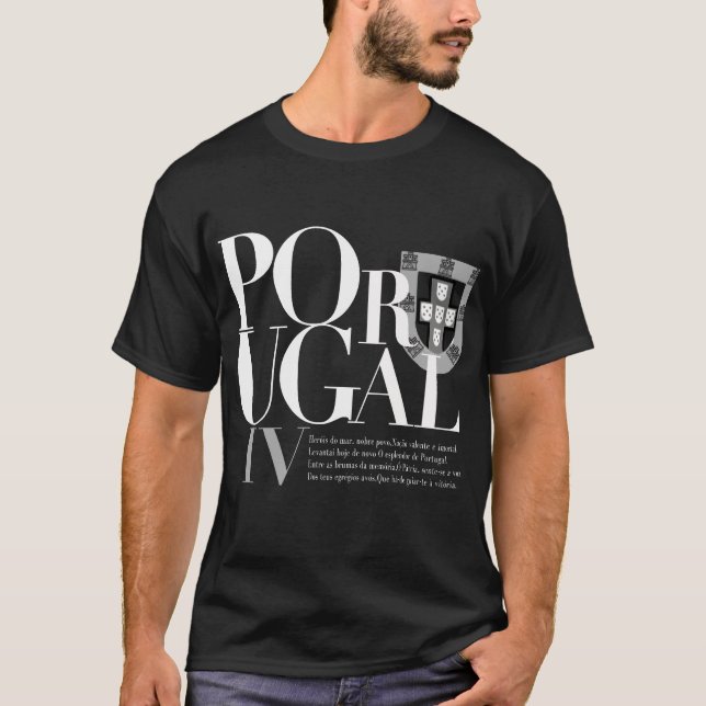 IV - PORTUGAL - DARK T-Shirt (Front)