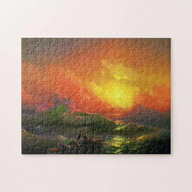 IVAN AIVAZOVSKY - The ninth wave 1850 Jigsaw Puzzle (Horizontal)