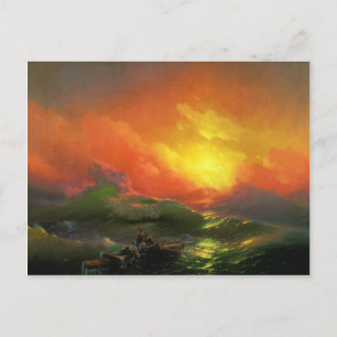 Ivan Aivazovsky - The ninth wave Postcard