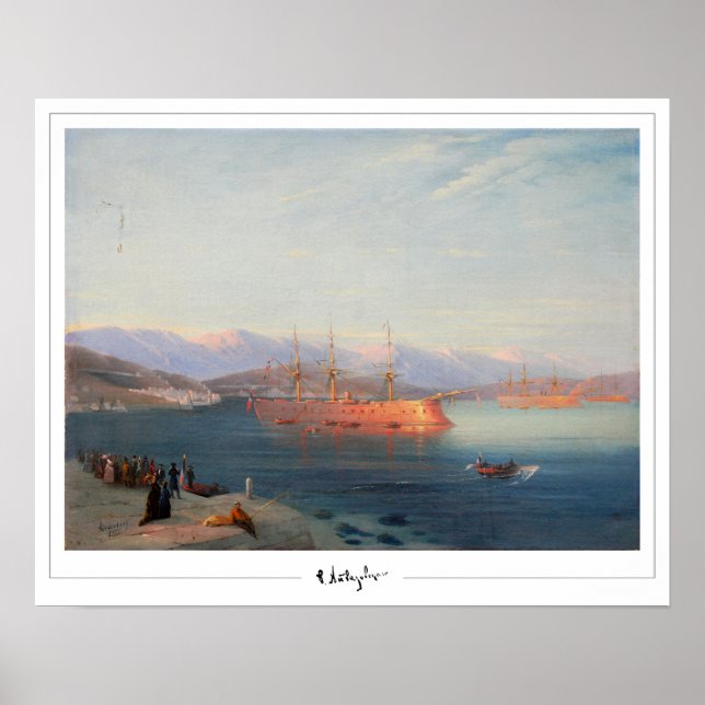 Ivan Aivazovsky Zedign Affiche d'art #161 (Devant)