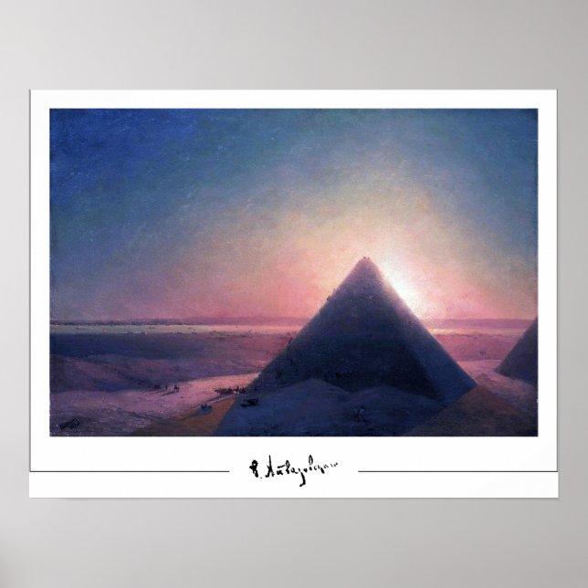 Ivan Aivazovsky Zedign Affiche d'art #205 (Devant)