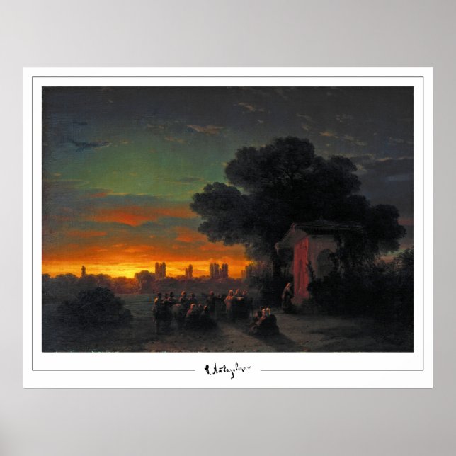 Ivan Aivazovsky Zedign Art Poster #334 (Front)