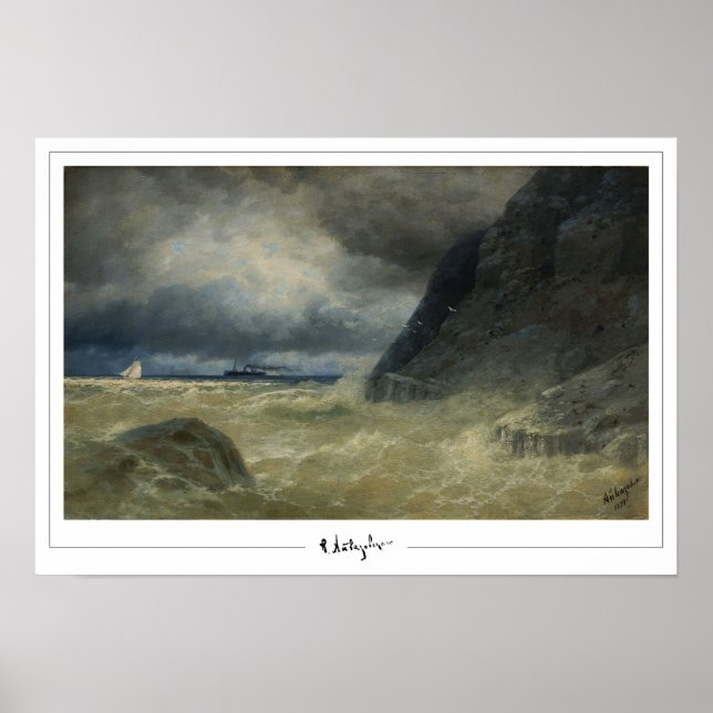 Ivan Aivazovsky Zedign Art Poster #385 (Front)