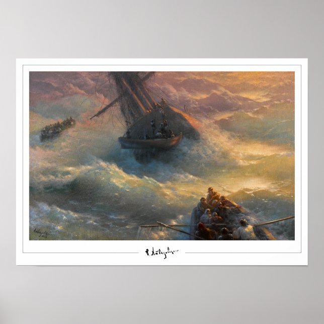 Ivan Aivazovsky Zedign Art Poster #481 (Front)