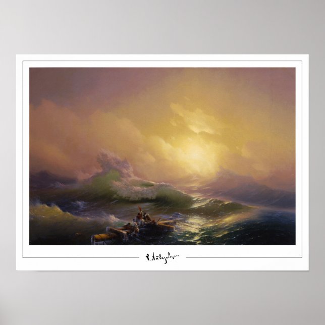 Ivan Aivazovsky Zedign Art Poster #5 (Front)