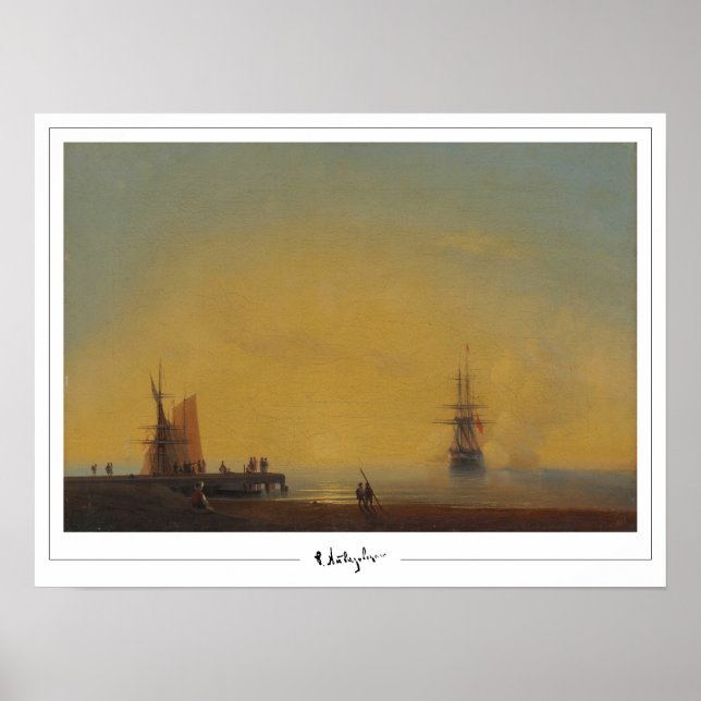 Ivan Aivazovsky Zedign Art Poster #570 (Front)
