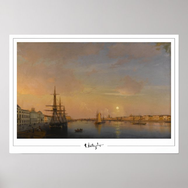 Ivan Aivazovsky Zedign Art Poster #624 (Front)
