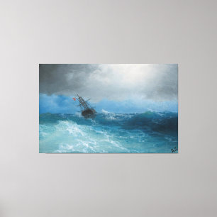 Ivan Konstantinovich Aivazovsky - Gathering Storm Canvas Print