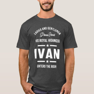 Ivan Personalized Name Birthday Gift T-Shirt