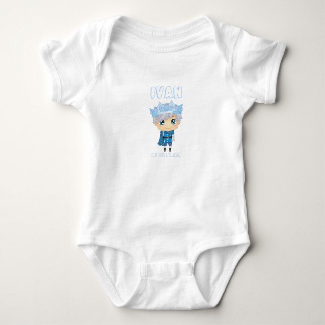Ivan the ice prince baby bodysuit (Front)