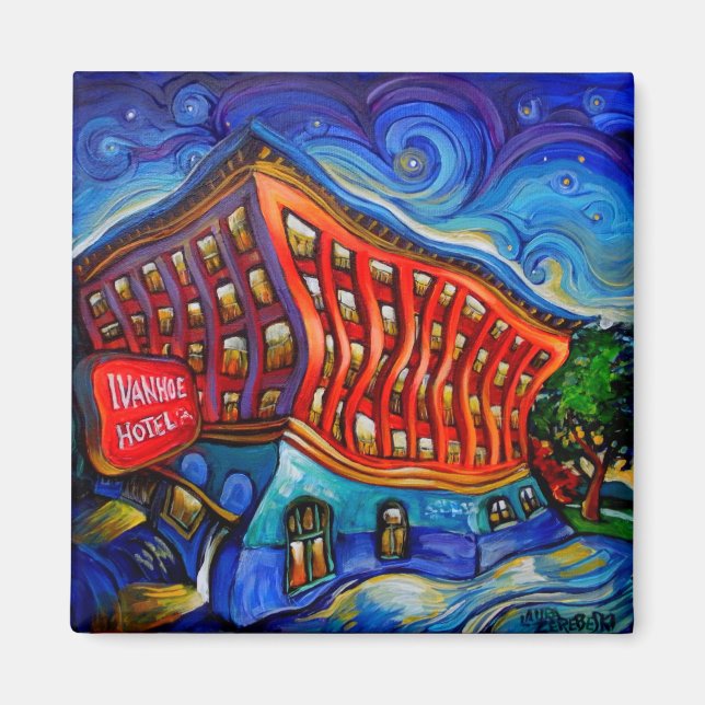 Ivanhoe at Night Magnet (Front)