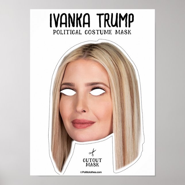 Ivanka Trump Costume Mask Poster (Front)