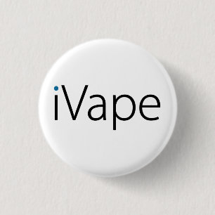 iVape Vaping Electronic Cigarette Fan 1 Inch Round Button