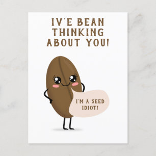 iv'e bean thinking about you postcard